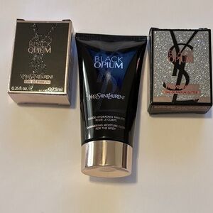 Yves Saint Laurent Black Opium Body Moisture & Fragrance Set Travel/Sample size